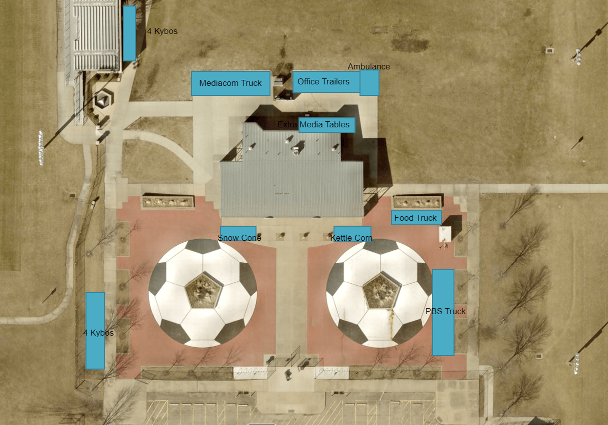 State Soccer Concourse Map 2023 | IHSAA